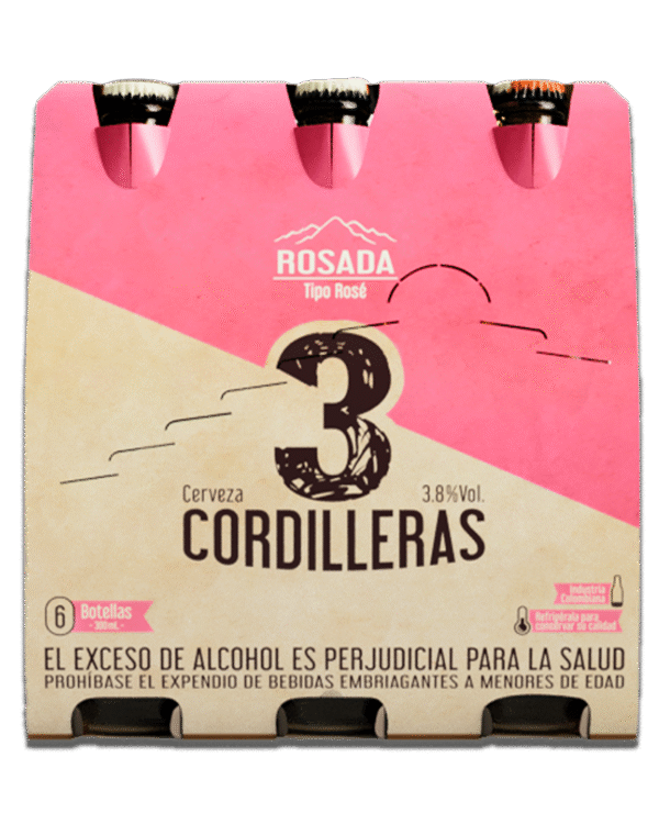 Cervezas 3 Cordilleras Rosada 6 Und 300ml