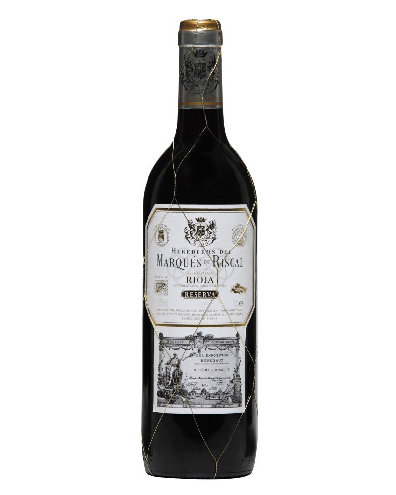 Vino tinto español Herederos Del Marques De Riscal Reserva Rioja 750ml