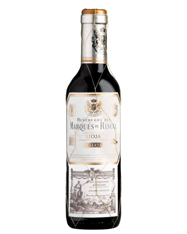 Vino tinto español Herederos Del Marques De Riscal Reserva Rioja 375ml