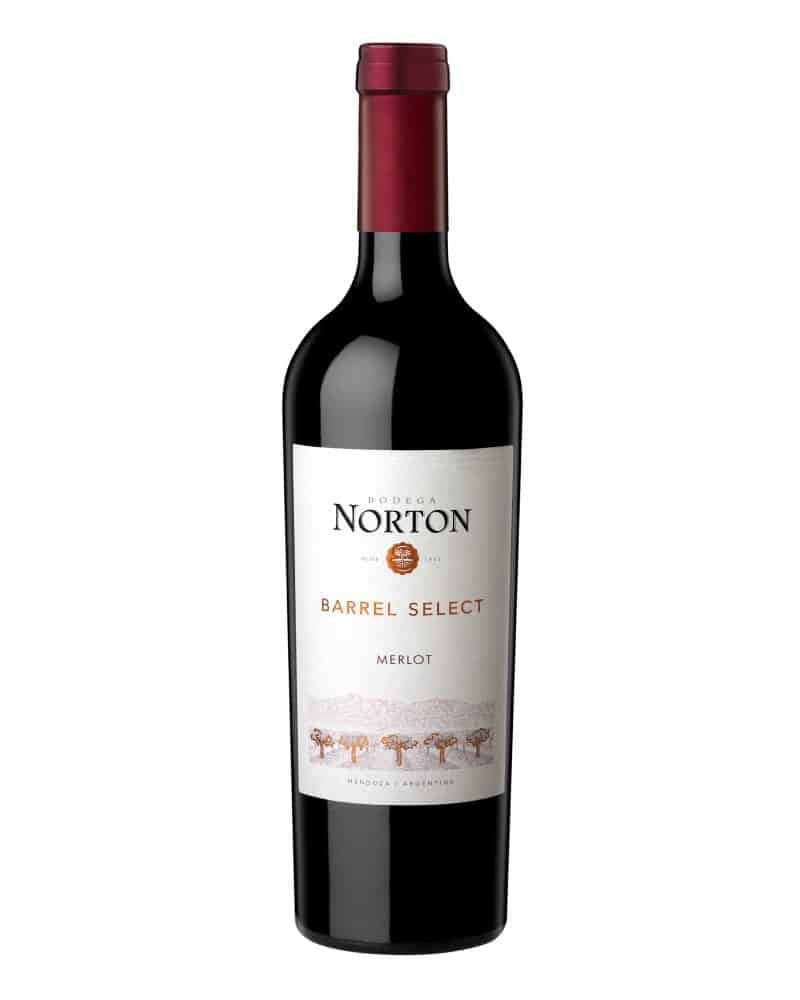Vino tinto argentino Norton Barrel Select Merlot 750ml