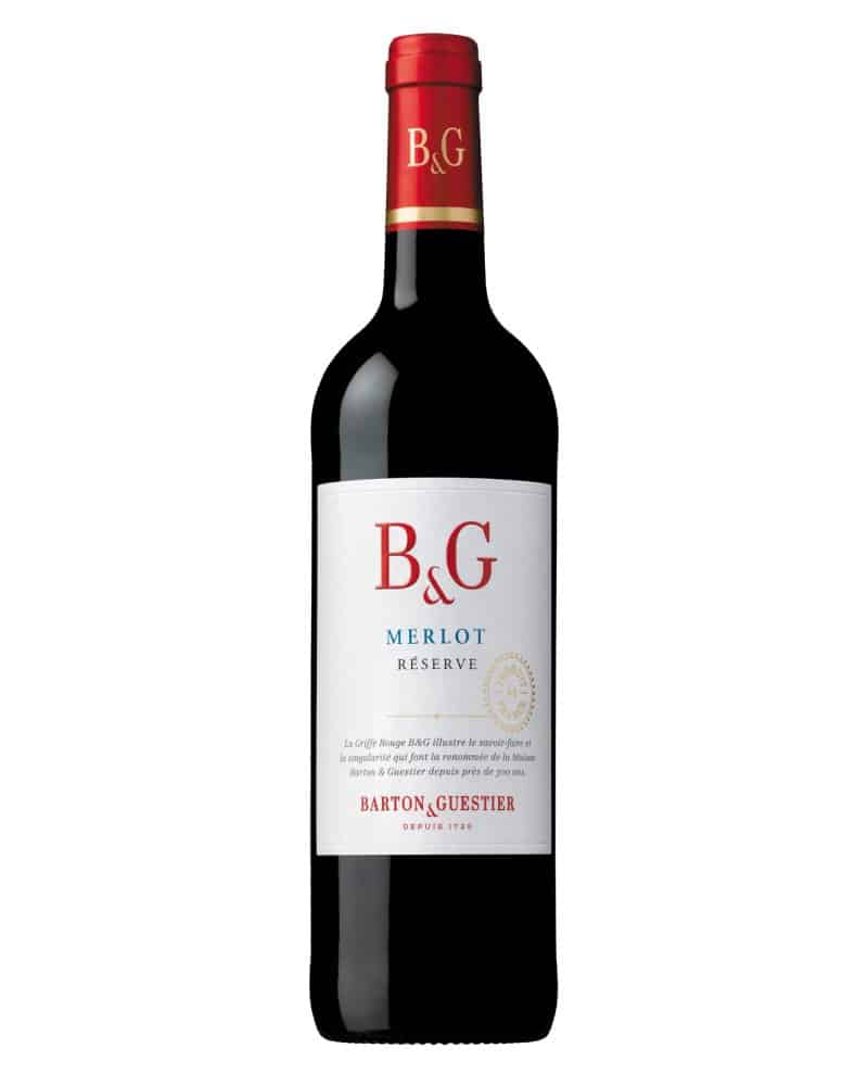 Vino tinto francés Barton & Guestier Reserve Merlot 750ml