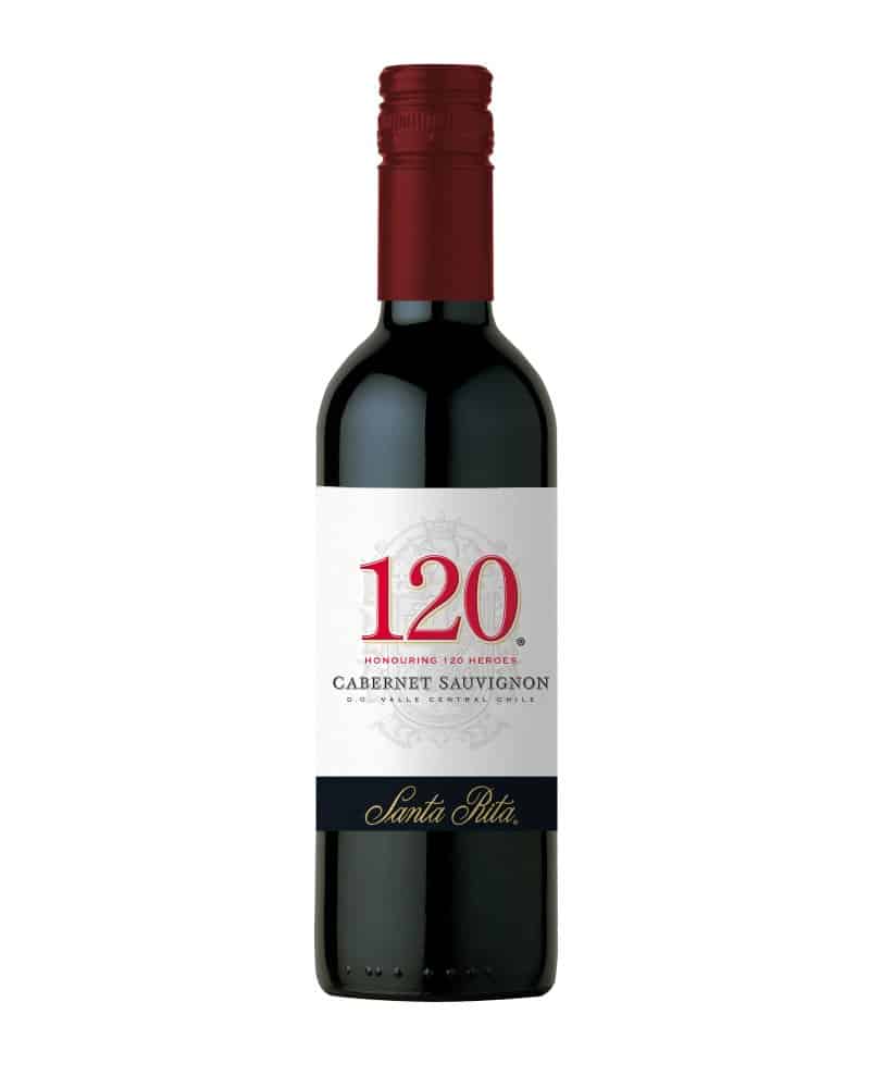 Vino tinto chileno Santa Rita 120 Rva Esp Cabernet Sauvignon 375ml