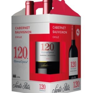 Vino Tinto Chileno Santa Rita 120 Cabernet Sauvignon 4x187ml
