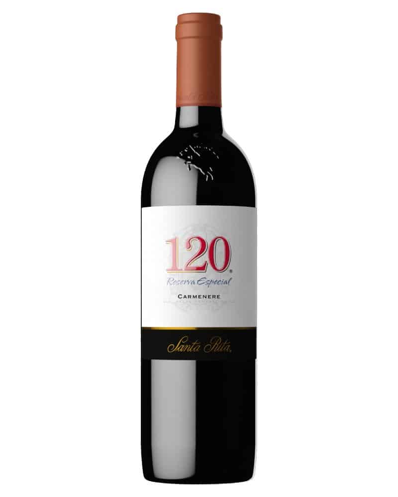 Vino tinto chileno Santa Rita 120 Rva Esp Carmenere 750ml