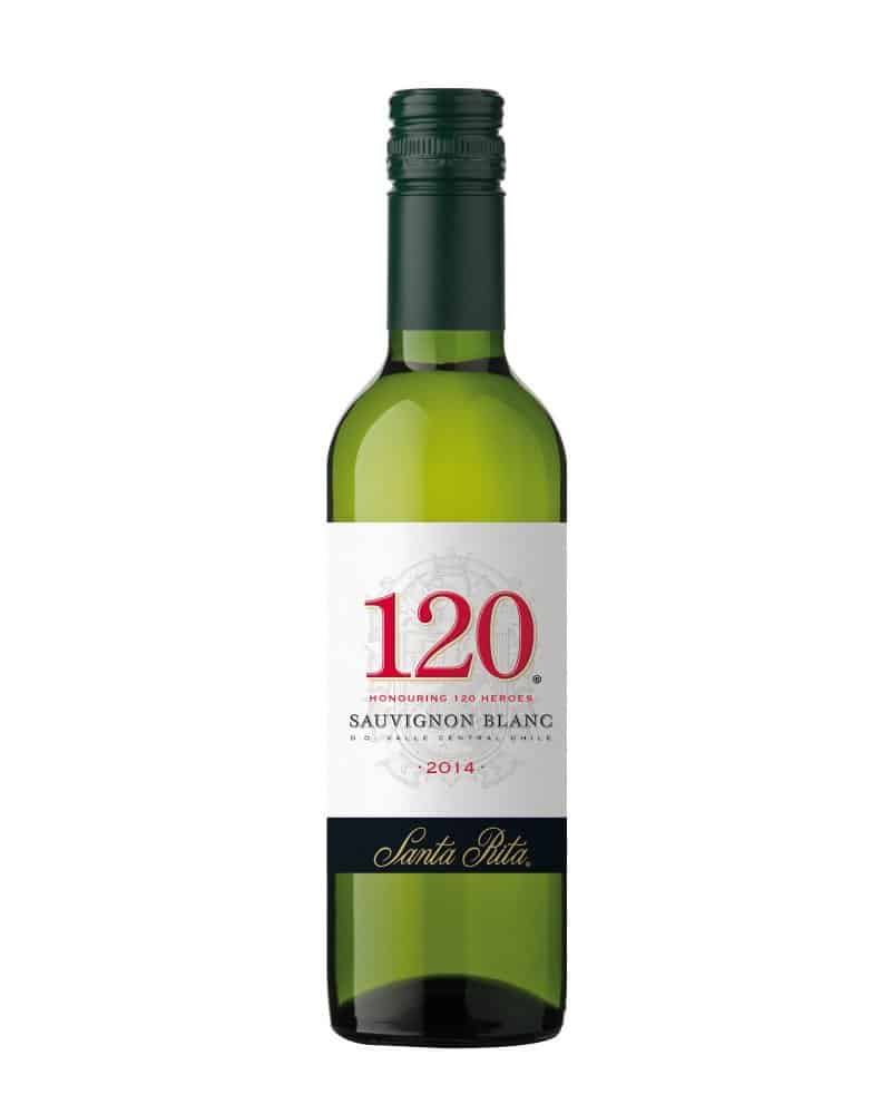 Vino blanco chileno Santa Rita 120 Rva Esp Sauvignon Blanc 375ml