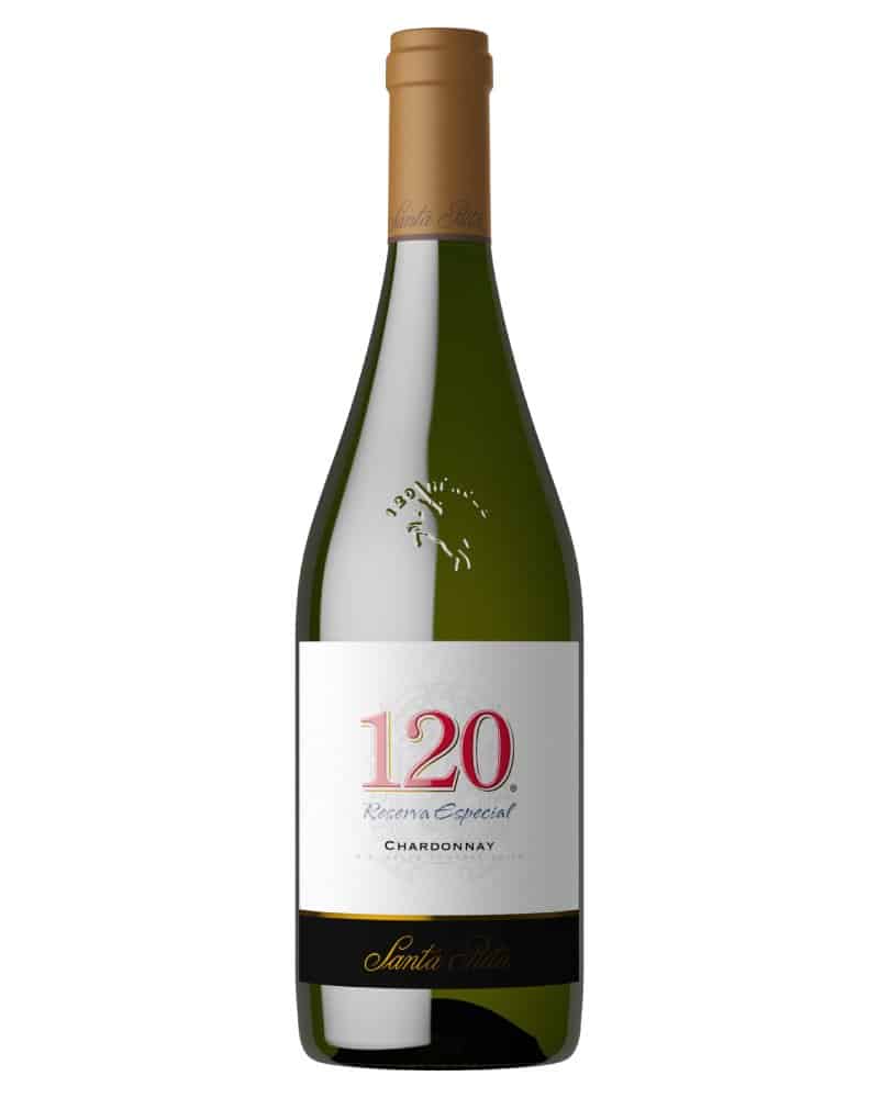 Vino blanco chileno Santa Rita 120 Rva Esp Chardonnay 750ml