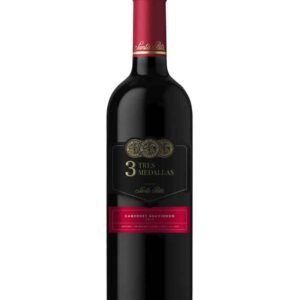 Vino tinto chileno Santa Rita Tres Medallas Cabernet Sauvignon 750ml