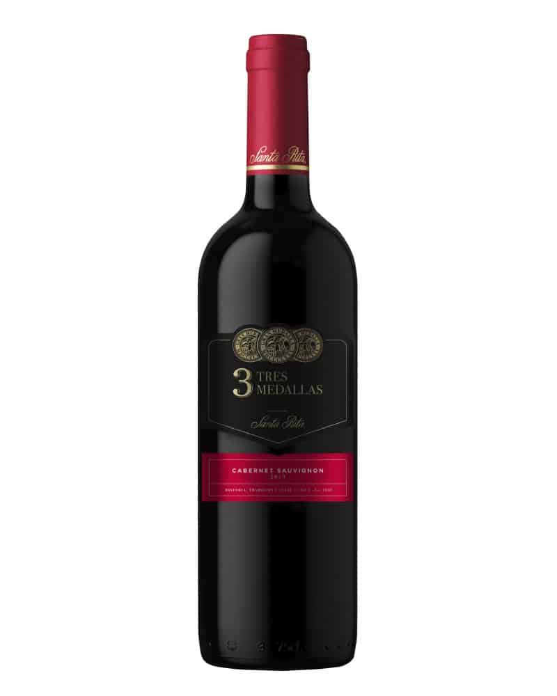 Vino tinto chileno Santa Rita Tres Medallas Cabernet Sauvignon 750ml