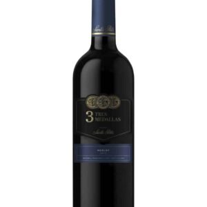 Vino tinto chileno Santa Rita Tres Medallas Merlot 750ml