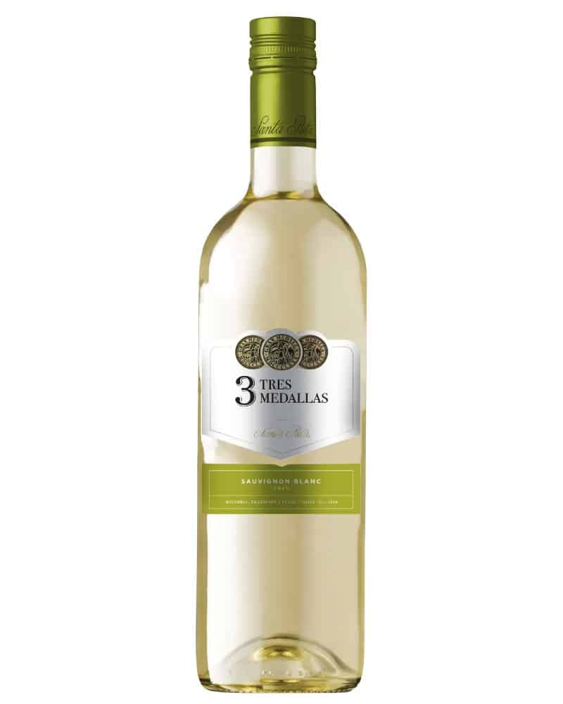 Vino blanco chileno Santa Rita Tres Medallas Sauvignon Blanc 750ml