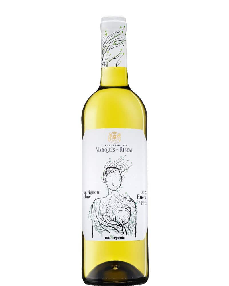 Vino blanco español Herederos Del Marques De Riscal 100% Organic Sauvignon Blanc 750ml