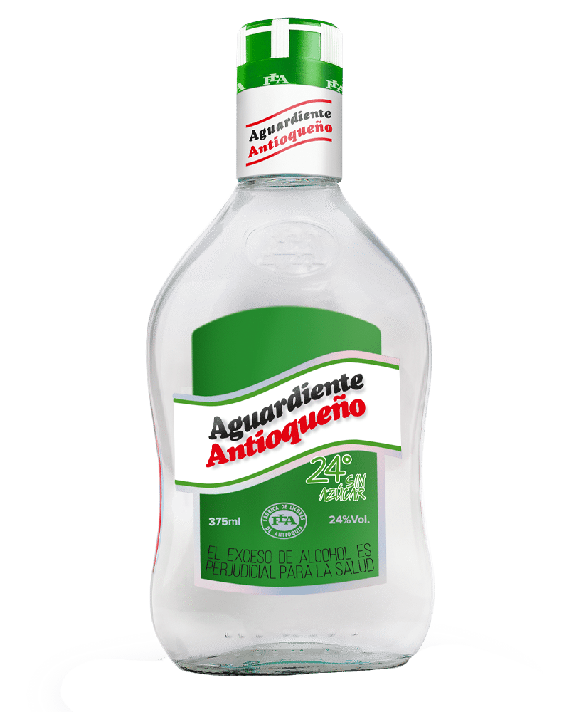 Aguardiente Antioqueño Verde 375ml