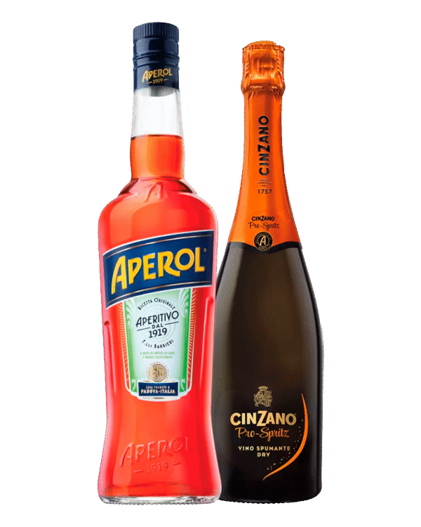 Combo Aperitivo Aperol 750ml + Vino espumoso Cinzano Pro-Spritz 750ml