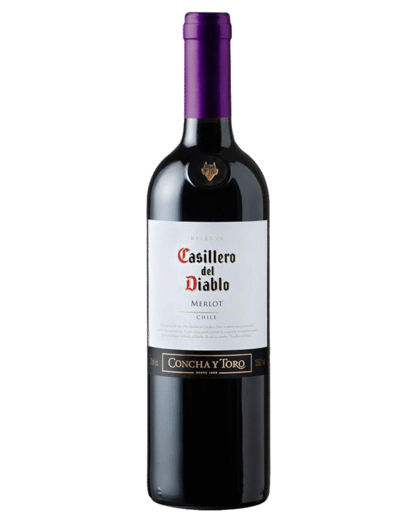 Vino tinto chileno Concha Y Toro Casillero Del Diablo Merlot 750ml