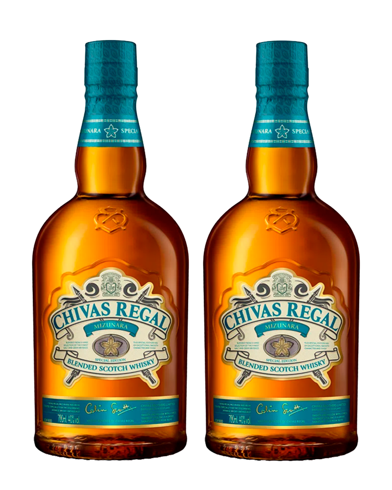 Combo Whisky Chivas Regal Mizunara 700ml X 2 Und