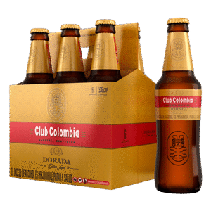 Cervezas Club Colombia Dorada 6 Und 330ml