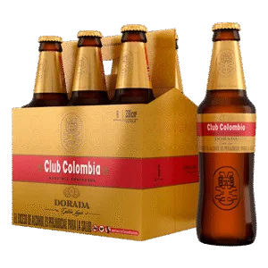 Cervezas Club Colombia Dorada 6 Und 330ml