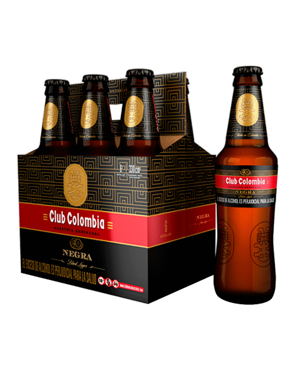 Cervezas Club Colombia Negra 6 Und 330ml