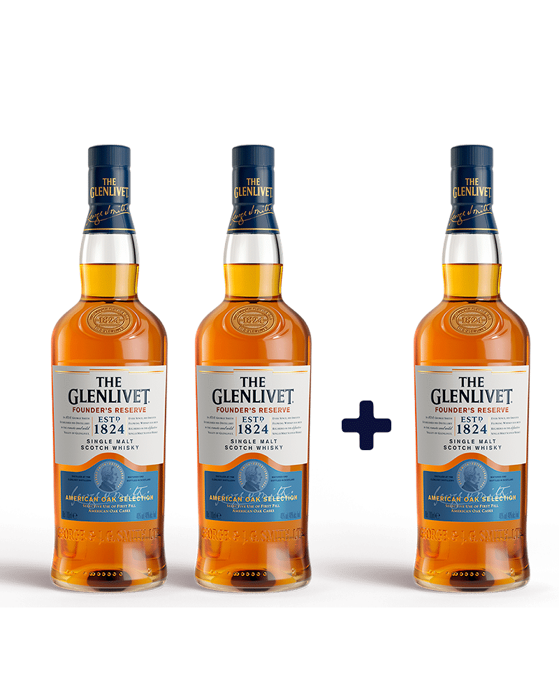 Combo Whisky The Glenlivet Founders 700 ml Pague 2 Lleve 3