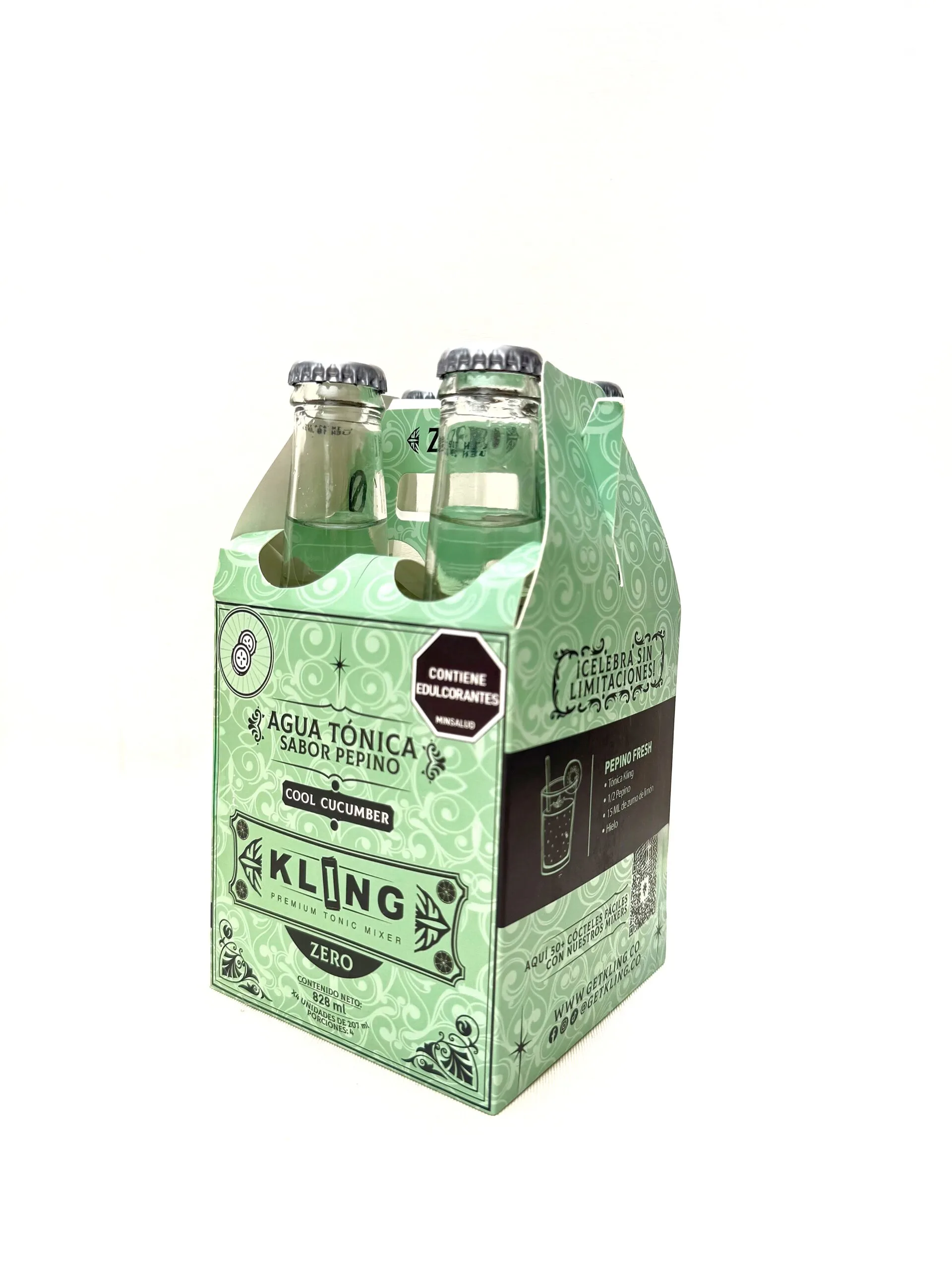 Tonic Water Kling Cool Cucumber Bliss 4 Und X 207ml