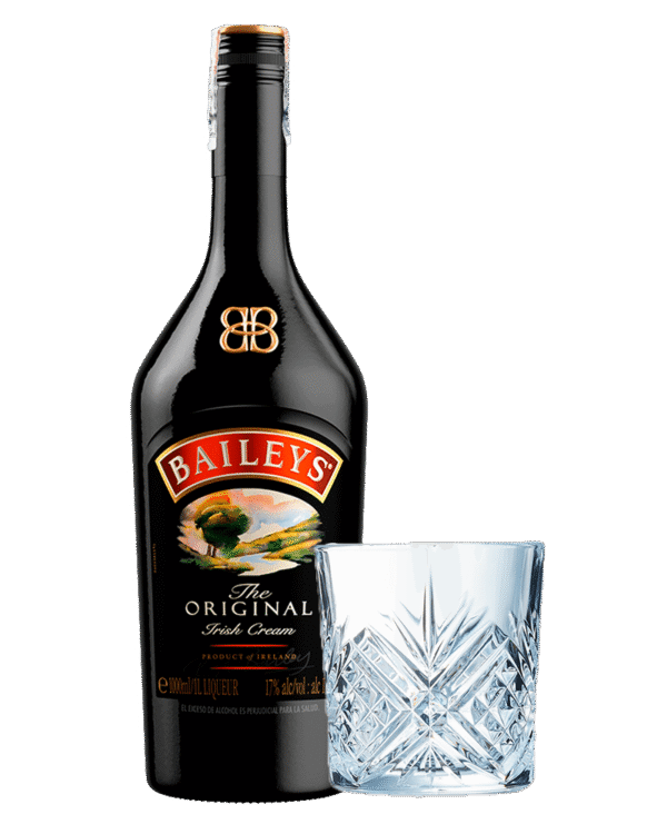 Liqueur Crema de Whisky Baileys 700ml +Broadway Vaso Corto 10 1/4 oz