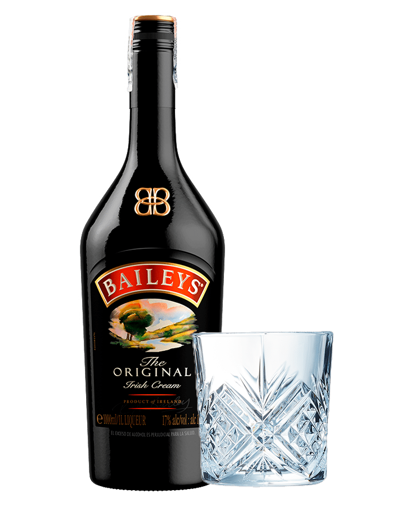Liqueur Crema de Whisky Baileys 700ml +Broadway Vaso Corto 10 1/4 oz