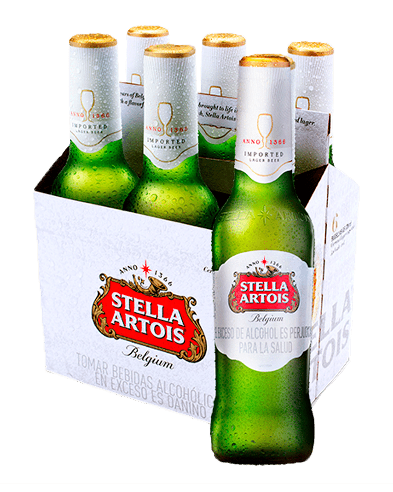 Cervezas Stella Artois 6 Unid 300ml
