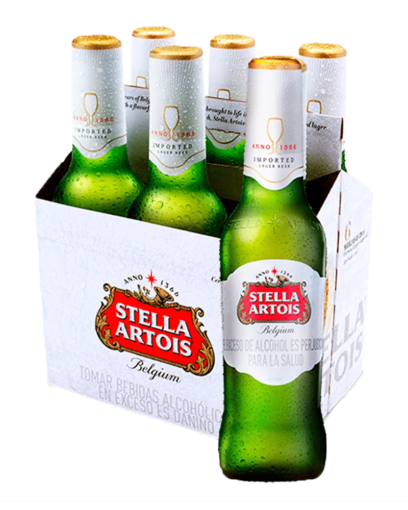 Cervezas Stella Artois 6 Unid 300ml