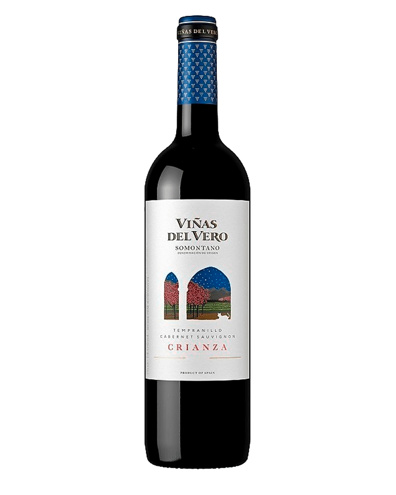Vino tinto español Cabernet Sauvignon Tempranillo Viñas del Vero Crianza 750ml