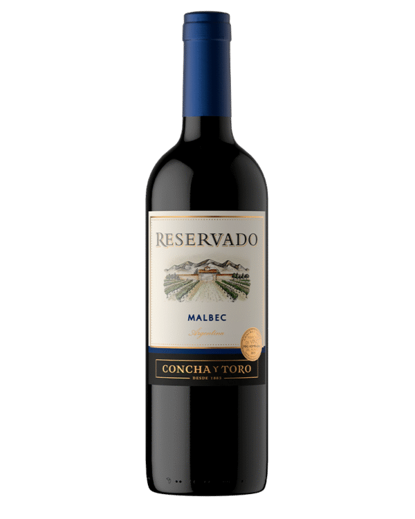 Vino tinto argentino Concha Y Toro Reservado Malbec 750ml