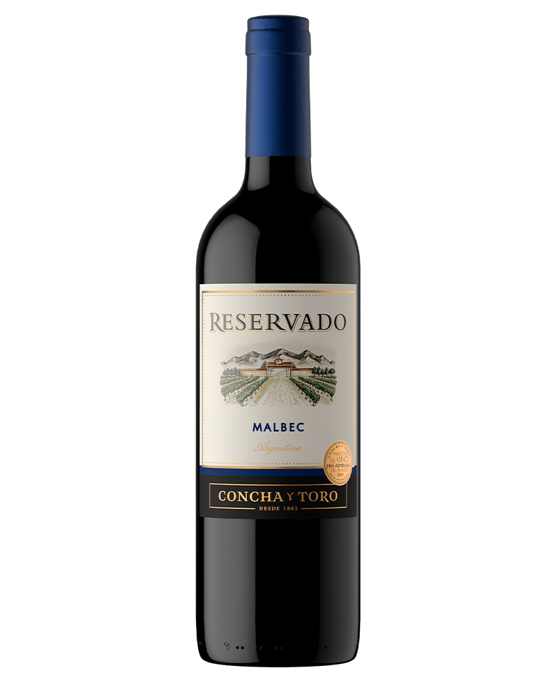 Vino tinto argentino Concha Y Toro Reservado Malbec 750ml