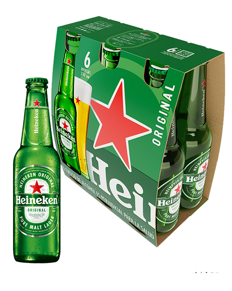 Cerveza Heineken 6 Unid x 330ml