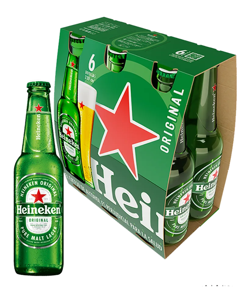 Cerveza Heineken 6 Unid x 330ml