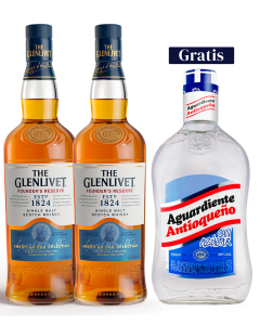 2 Whisky The Glenlivet Founders Reserve 700ml y lleva GRATIS Aguardiente Antioqueño Azul 750ml Crop_Varios_FOR WEB_ 800x1000PX