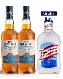 2 Whisky The Glenlivet Founders Reserve 700ml y lleva GRATIS Aguardiente Antioqueño Azul 750ml Crop_Varios_FOR WEB_ 800x1000PX